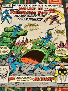 Vintage 1982 Marvel What If? #36 Comic Book John Byrne Art
